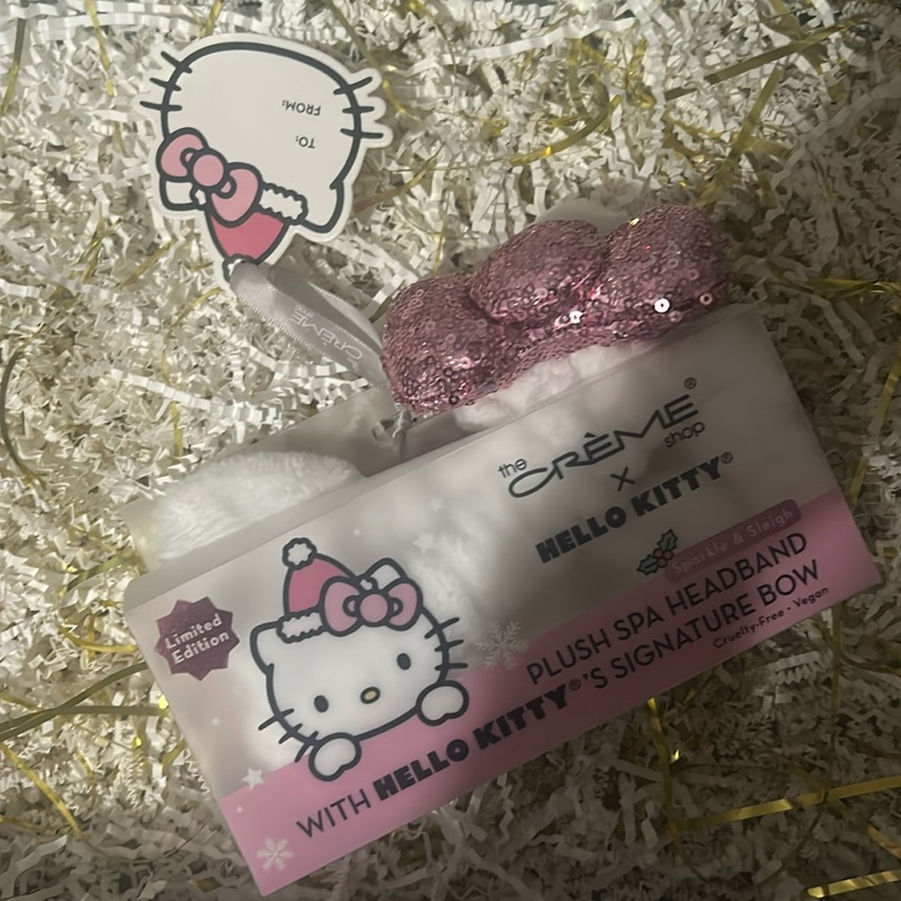 Brand new HELLO KITTY spa headband